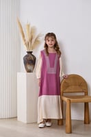 جلابية بناتي زهري 7064