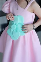 فستان سهرة بناتي وردي S01040