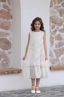 فستان الدانتيل الأبيض 7152