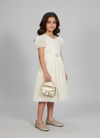 حقيبة بناتي ذهبية أنيقة بتصميم فاخر B003