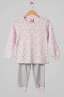 بجامة بناتي قطنية باللون الوردي الفاتح|82741