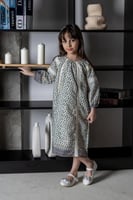 جلابية مشجرة صيفية واسعة 2819E