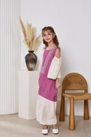 جلابية بناتي زهري 7064