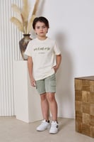 شورت ولادي زيتي 4146-