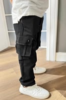 بنطلون ولادي اسود بجيوب جانبية 4003