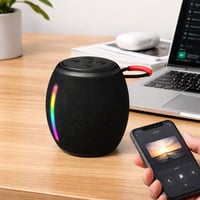 سماعة بلوتوث محمولة 8 واط بإضاءة RGB – دعم USB وTF...