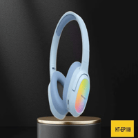 سماعة رأس بلوتوث HOOTOO HT-EP108 – إضاءة RGB وصوت...