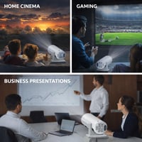 بروجكتر LIOCIS Ultra Clear بدقة 4K وحجم عرض حتى 13...