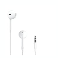 سماعة اذن سلكية منفذ AUX ابيض