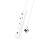 توصيلة Anker بـ 3 منافذ كهرباء + مدخل USB-C PD 18...