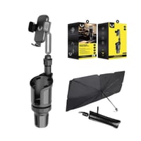 هولدر ذكي للسيارة مكان حامل الاكواب مع هدية مظلة ل...