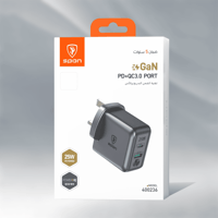 SPON شاحن جداري سريع 25 واط بمنفذي PD للشحن السريع