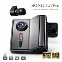 كاميرا سيارة SONIQ Q7 Pro ثلاثية العدسات – دقة 2K...