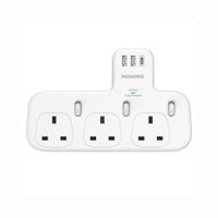 وصلة كهرباء MOOGMAX أصلية مع USB – 6 في 1 – حماية...