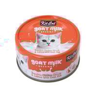 كت كات معلبات شرائح الدجاج مع السلمون وحليب الماعز...