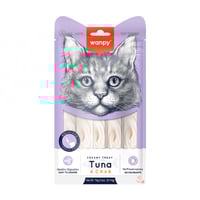 وانبي وجبة كريمية بنكهة التونة و السلطعون مجفف للق...