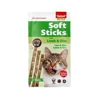 سنال أعواد طرية بلحم الغنم والأرز للقطط 3×15 غ