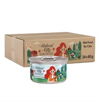 معلبات الدجاج مع البط في المرق كرتون 24×80 غ للقطط...