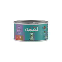 معلبات الدجاج في الجيلي للقطط 85 غ لقمة طعام رطب