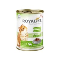 روياليست طعام رطب للقطط البالغة بقطع لحم الظأن في...