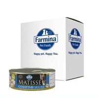 معلبات سمك القد للقطط البالغة 12×85 غ فارمينا ماتي...