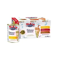 بوتشرز ديليشوس دينر معلبات طعام رطب للقطط - حزمة م...