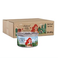 معلبات الدجاج مع السبانخ في المرق للقطط كرتون 24×8...