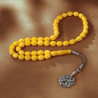 سبحة أصفر مخلوط - طربزونة فضة عيار ١٠٠٠