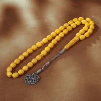 سبحة أصفر مخلوط - طربزونة فضة عيار ١٠٠٠