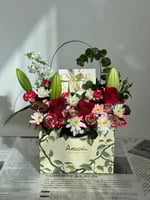 تنسيق ورد طبيعي مميز باضافة شكلاته انوش