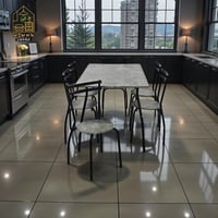طاوله مع 6 كراسي