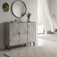 دولاب أحذية خشبي أنيق.