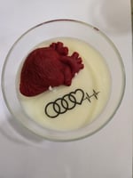 شمعة القلب “نور طبيعي… ينبض بالحب” شمع طبيعي 100%...