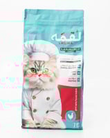 لقمة طعام جاف قطط بالغة بالدجاج