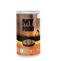 باتية دجاج مفروم 400 جرام للقطط البالغة ماركة My F...