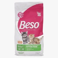 بيسو طعام جاف للقطط الصغيرة بالدجاج 2 كيلو