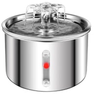 نافورة مياه أوتوماتيكية للقطط والكلاب - ستينلس ستي...