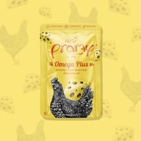 برامي أظرف طعام رطب اوميغا بلس - بالدجاج مع الجبن...