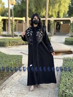 عباية فتون تطريز فاخر