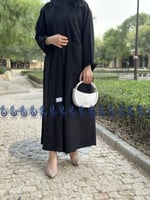 عباية أفق كتان مقلم