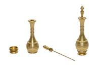 مكحلة نحاسية ذهبية