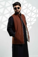 سديري جوخ دبل فيس بني + سكري