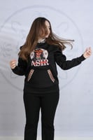 بلوفر التأسيس نسائي بتدخيلات السدو ورسم الزي العسي...