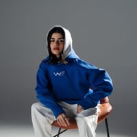 هودي دبل كاب Navy Double Cap Hoodie