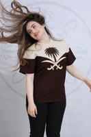 تيشرت التأسيس تصميم النخله اوفر سايز