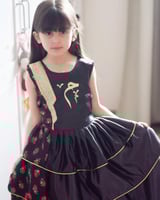 فستان شالكي اسود