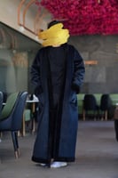 فروه شتوية اسود سادة