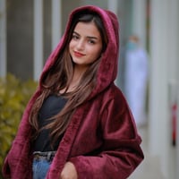 فروه شتوية نسائيه عنابي