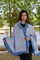 سكارف الأناقة الشتوي سماوي