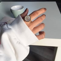 خاتم ملكي مرصع بالزركون البراق للنساء